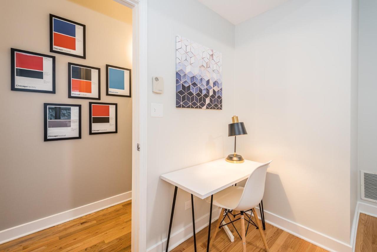 Vibrant And Modern 2-Bedroom Home Near Downtown Chicago Kültér fotó