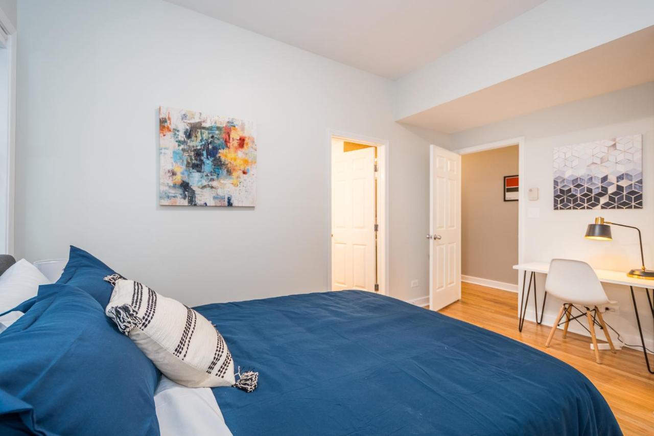 Vibrant And Modern 2-Bedroom Home Near Downtown Chicago Kültér fotó