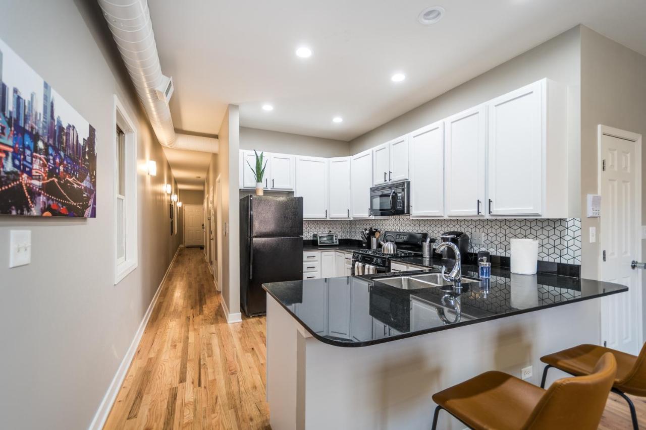 Vibrant And Modern 2-Bedroom Home Near Downtown Chicago Kültér fotó