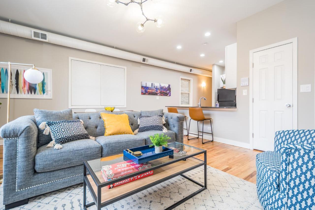 Vibrant And Modern 2-Bedroom Home Near Downtown Chicago Kültér fotó